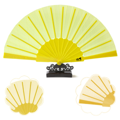 Pp Plastic Flat Foldable Gift Fan