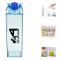 18oz Plastic Milk Carton Water Bottle