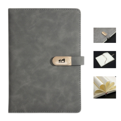 Notebook W/ Magnetic Button Lock