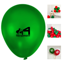 10Inch Thickened Christmas Balloon Without Rod