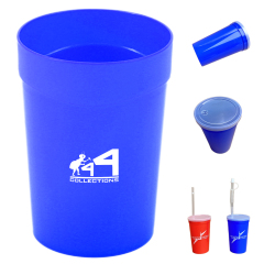 22oz Plastic Drinking Cup Stadium Cups