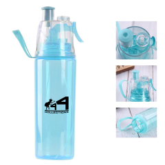 600ml/220oz Mist Spray Plastic Water Bottle