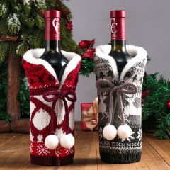 Christmas wine bottle sleeve