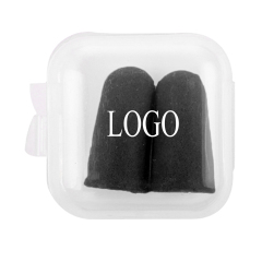 1 Pair Soft Foam Hearing Protection Earplugs with Case