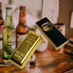 Golden brick bottle opener