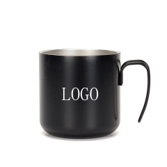 304 Stainless Steel 12oz Handle Coffee Mug