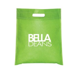 13.78 x 17.72 Inch Heat Sealed Non-woven Cutout Handle Bag