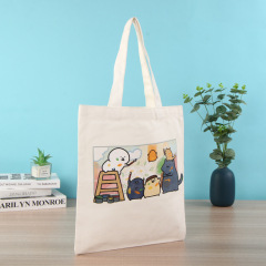 13.78x15.75 Inch Portable Canvas Shopping bag