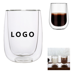 8.45 Oz Double-layer Glass Mug