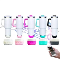 40oz Sublimation Thermos Cup w/ Smart Bluetooth Speaker
