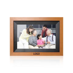 10.1“ 32GB WiFi Six-Color Wooden Frame Digital Photo Frame