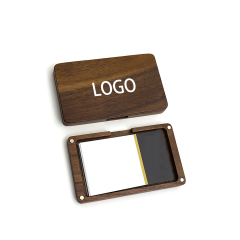 Magnetic Wood Name Card Holder