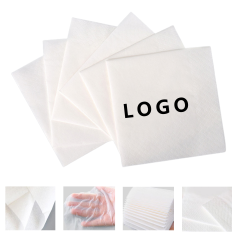 White 2 Ply Embossing Paper Napkins