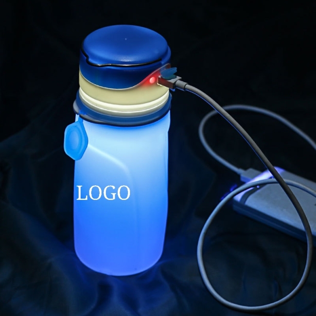  Flashing Light Up Silicone Folding Cup