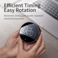 Baseus® heyo rotation countdown timer Black