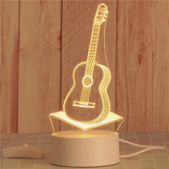 3D Night Light(Guitar)