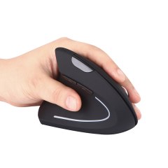 Vertical Hand Holding Mouse