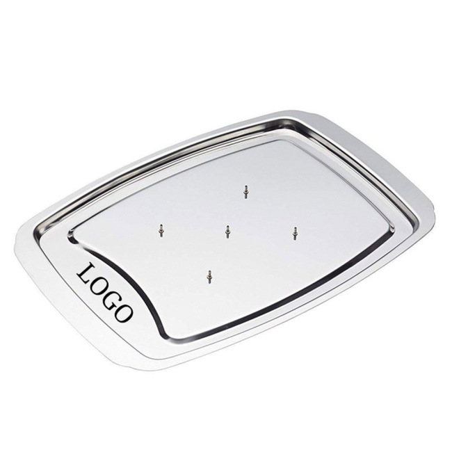 Thanksgiving Turkey Rack Christmas Baking Pan Barbecue Grill Barbecue Nail Tray