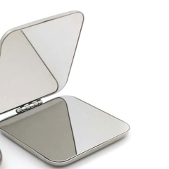 Folding portable mirror