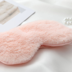 Plush eye mask