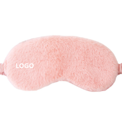 Plush eye mask