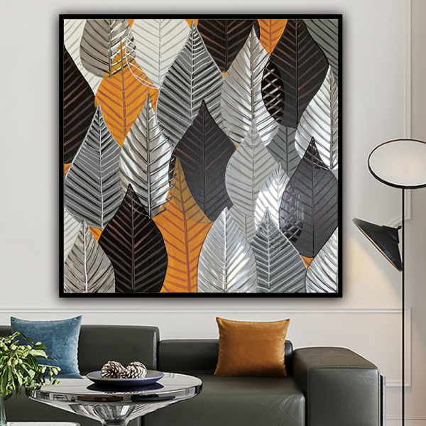 Art Colorful Gray White black Light Oil Painting Canvas For Room Decor Modern 100% Handmade Abstract Picture Painting
