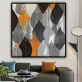 Art Colorful Gray White black Light Oil Painting Canvas For Room Decor Modern 100% Handmade Abstract Picture Painting