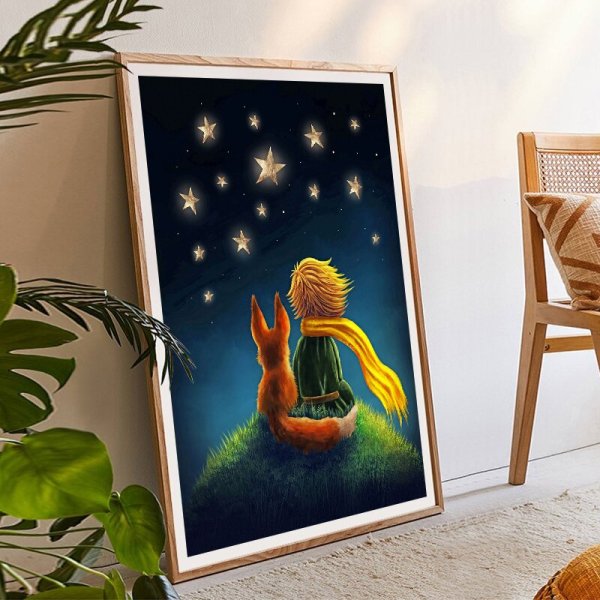 Custom Canvas Wall Art 5D Diy Crystal Homfun Diamond Painting Set Prince Diamond Paint by number for Amazon