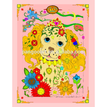 Pangoo AM00003 Wholesale Custom  30X40CM Anime DIY Framed Painting by number set