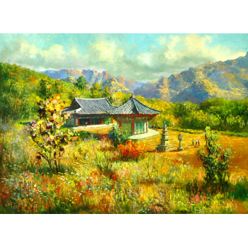 Digital oil painting custom amazon cross-border hair Nordic decorative painting hand diy color painting