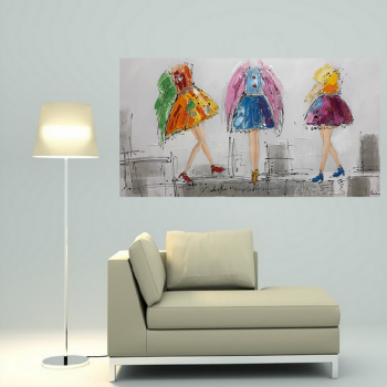 Hot selling Home Decoration Fashion Girls Modern Canvas Art Abstract Oil Painting Hot selling Home Decoration Fashion Girls Modern Canvas Art Abstract Oil Painting