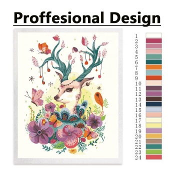 Digital oil painting manual color filling diy production painting by number