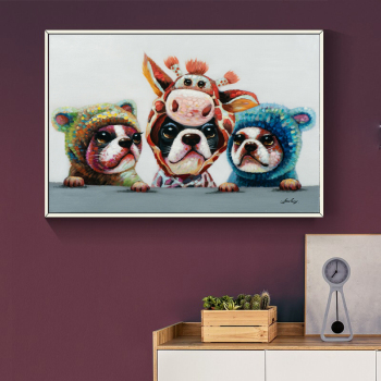 Handmade Watercolour Abstract Animal Pictures Painting Wall Art for Living Room Bedroom Poster and Modern Oil Painting Decor
