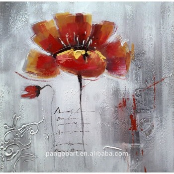 Wholesale Custom Coloring Flower Home Accessories Canvas Painting handmade Oil Painting for home decor