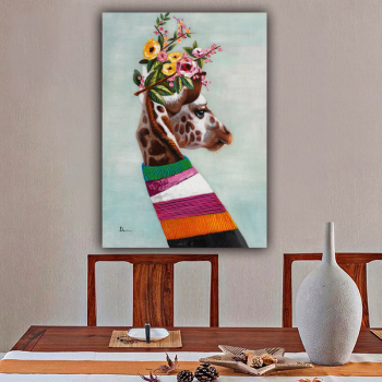 Handmade Animal Oil Painting High Quality Handmade Animal Abstract Oil Painting Home Wall Art Painting
