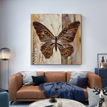 Ручная роспись бабочки картина маслом стены искусства картина на холсте ручной работы животных Муур для гостиной украшения дома