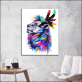 Colourful Lion Canvas Painting Wall Art Picture for Living Room Home Poster Animal Art Print Canvas No Frame