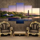 Modern Wall Pictures For Living Room Modern 5 Panel Canvas Print Painting Decorative Art tableau decoration murale