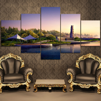 Moderne mur photos pour salon moderne 5 panneau toile impression peinture Art décoratif tableau décoration murale