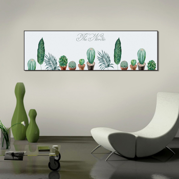 Manufacture whole picture wall painting, the still life cactus art OEM printed canvas painting