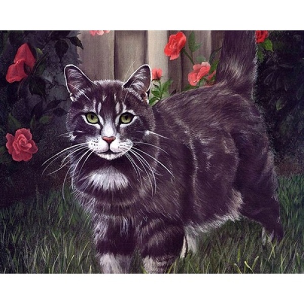 Diy Oil Handmade Canvas Painting Kits Animal Canvas Paint by Numbers
