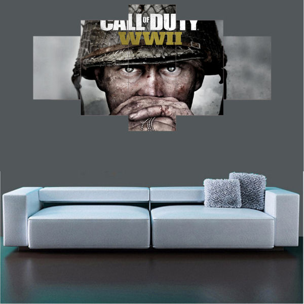Custom design macro lens vicissitudes war soldier wall painting art printing canvas decorative painting