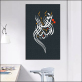 Modern Art Posters and Prints Wall Art Canvas Painting Muslim Islamic Calligraphy Pictures for Living Room Home Decor No Frame