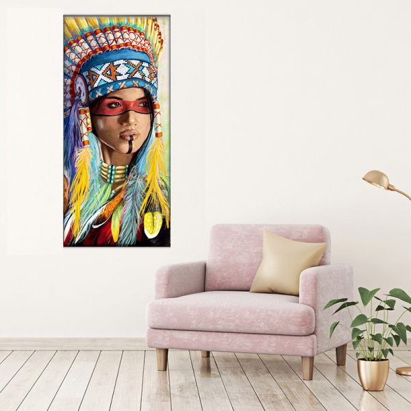 Customized Modern Painting Portrait Picture africa art queen high resolution painting