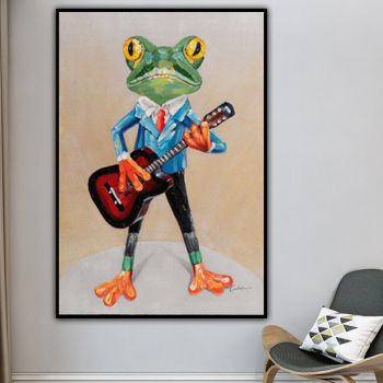 Oil Painting Animal Wall Art Printed Painting Custom Canvas Print Abstract Oil Painting Animal Wall Art