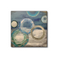Most popular manufacturer factory metal circle art abstract oil painting, home modern handmade oil painting wall