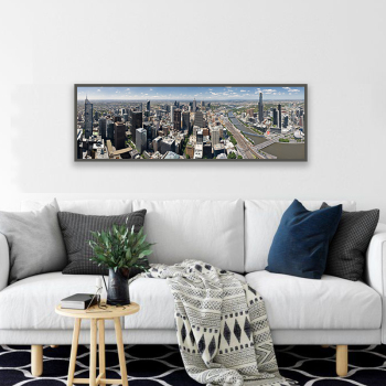 Modern city landscape picture canvas printing home wall decor large size art print painting