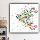 Summer fresh wall art custom design cartoon cute frog photo picture print canvas oil painting