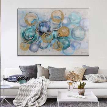 Pintura al óleo de estilo nórdico abstracto sobre lienzo, carteles e impresiones, imágenes artísticas de pared escandinavas para la decoración del hogar de la sala de estar