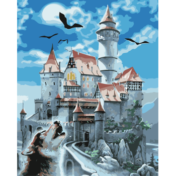 Landscape DIY Painting By Numbers Oil Painting On Canvas Paint By Number Drop Shipping Wall Art Pictures Home Decor Gift